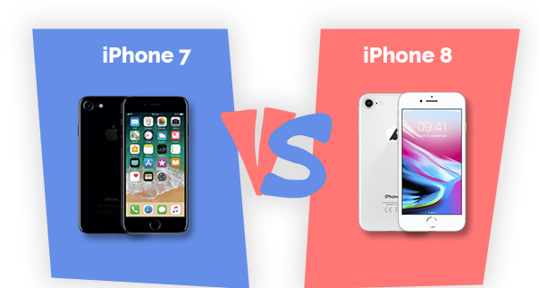 Comparaison entre l'iphone 7 et l'iphone 8